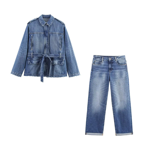THE VARENA AUTUMN DENIM SET