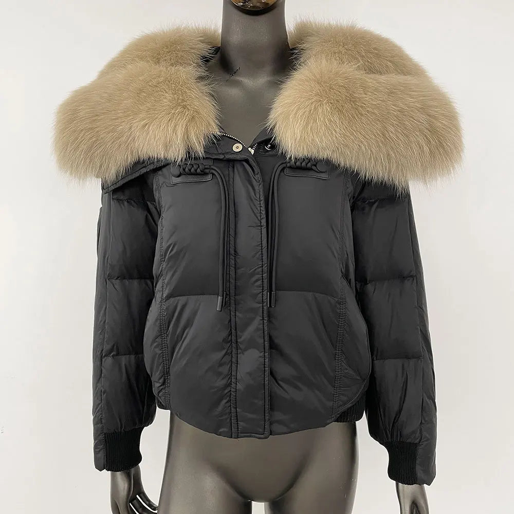THE ALVARA FOX FUR WINTER COAT