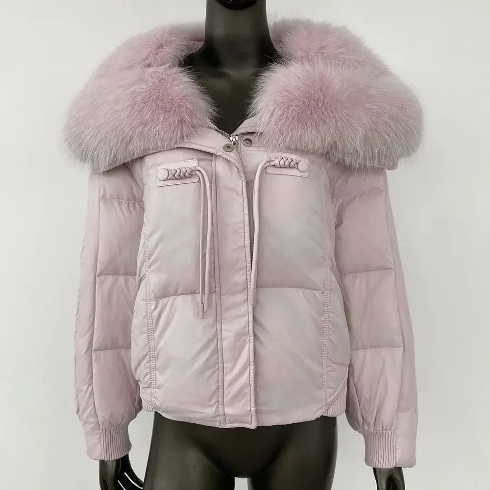 THE ALVARA FOX FUR WINTER COAT