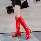 THE SIRENA VINYL BOOTS