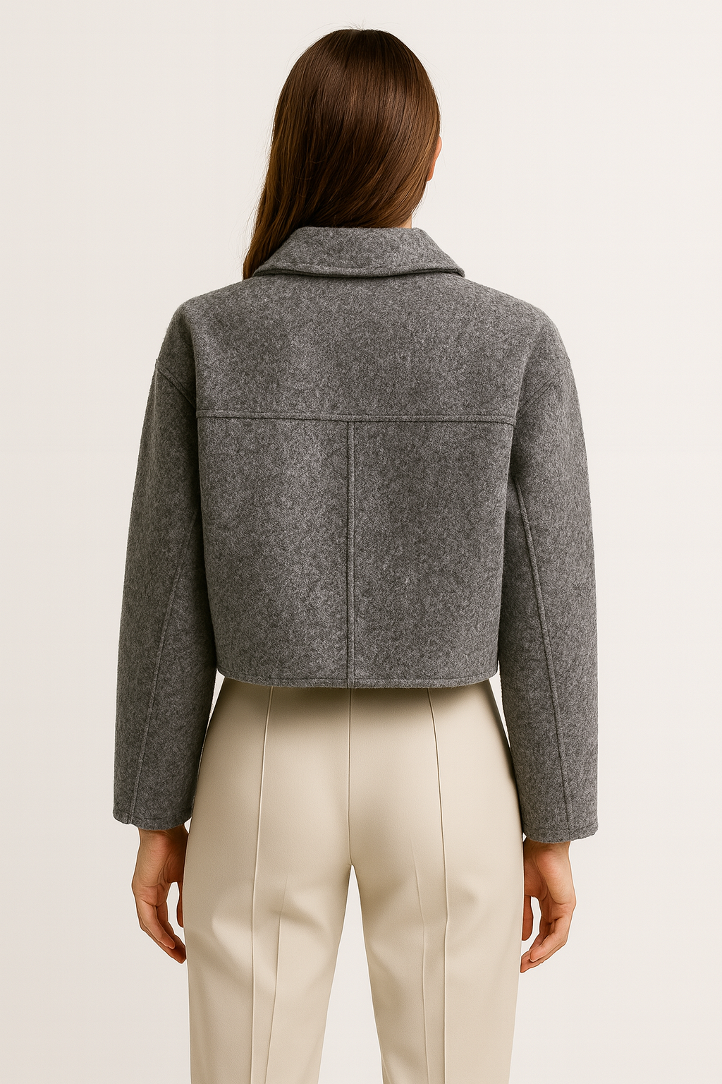 THE CELENE TWEED CROP JACKET