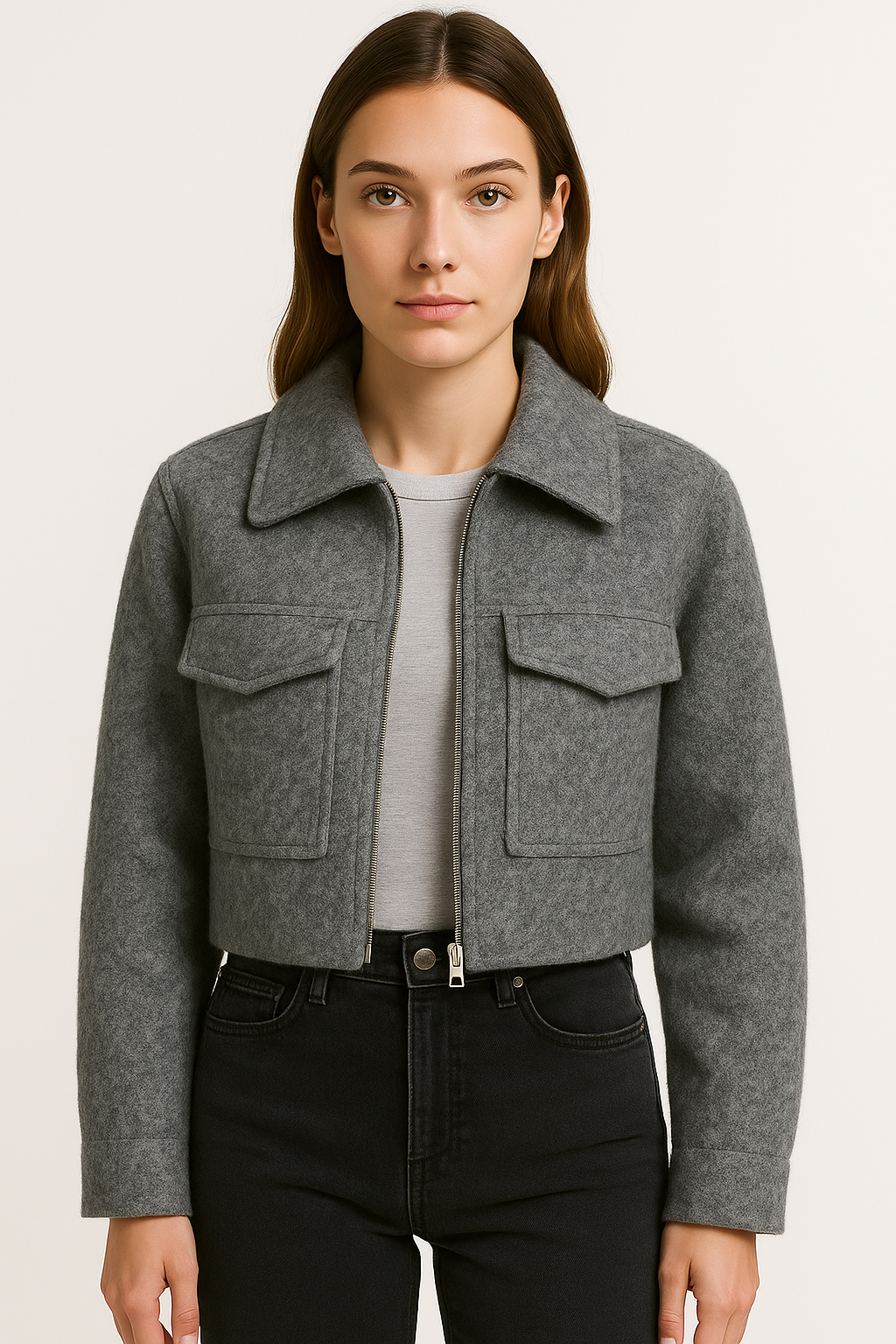 THE CELENE TWEED CROP JACKET