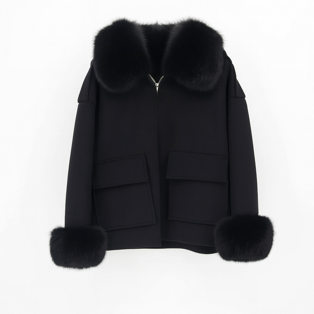 THE EVALENE CASHMERE WOOL FUR