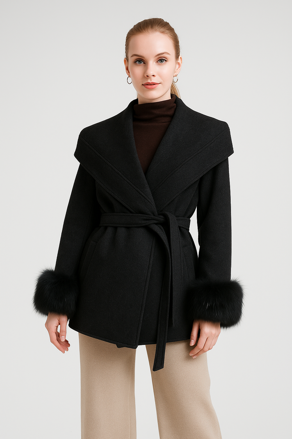 THE LARENA CASHMERE WOOL JACKET