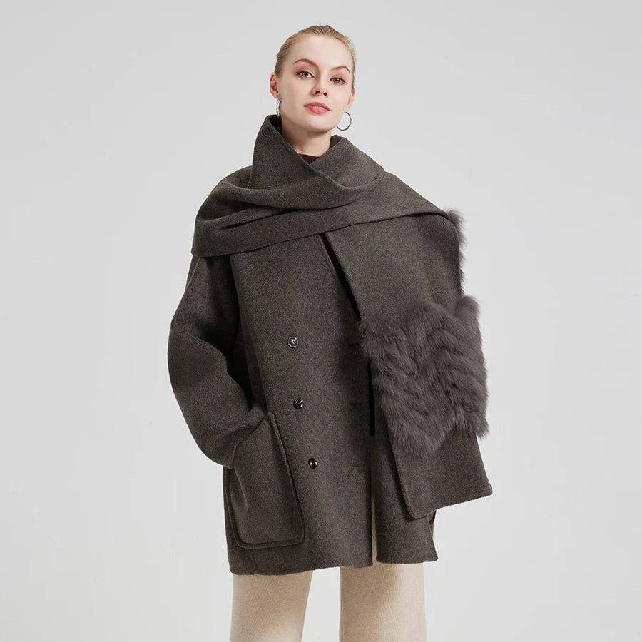 THE SEROVA CASHMERE WOOL COAT