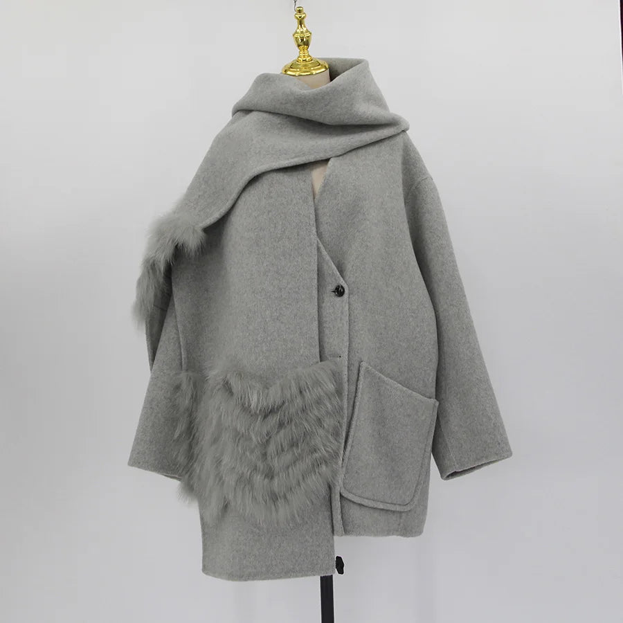 THE SEROVA CASHMERE WOOL COAT