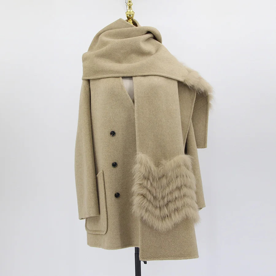 THE SEROVA CASHMERE WOOL COAT